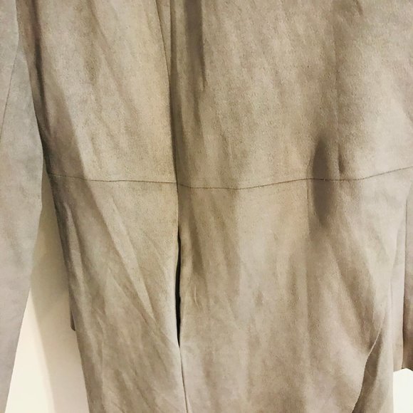C. Luce │Grey Suede Jacket/Cardigan - Picture 2 of 6